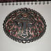 Cowboy Up Belt Buckle Beautiful Copper undertones Ruby Embellishments