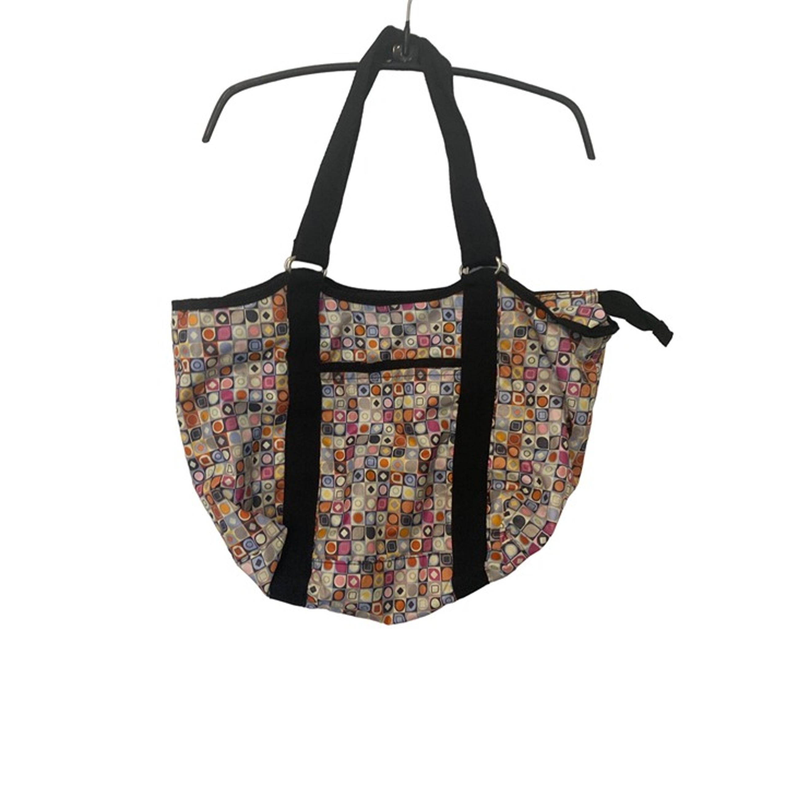 BRACIANO WOMEN'S COLORFUL VINYL TOTE BAG WITH ZIP CLOSURE