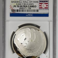 2014-P Baseball Hall Fame TOP GRADE! Gem Proof 70Ultra Cameo