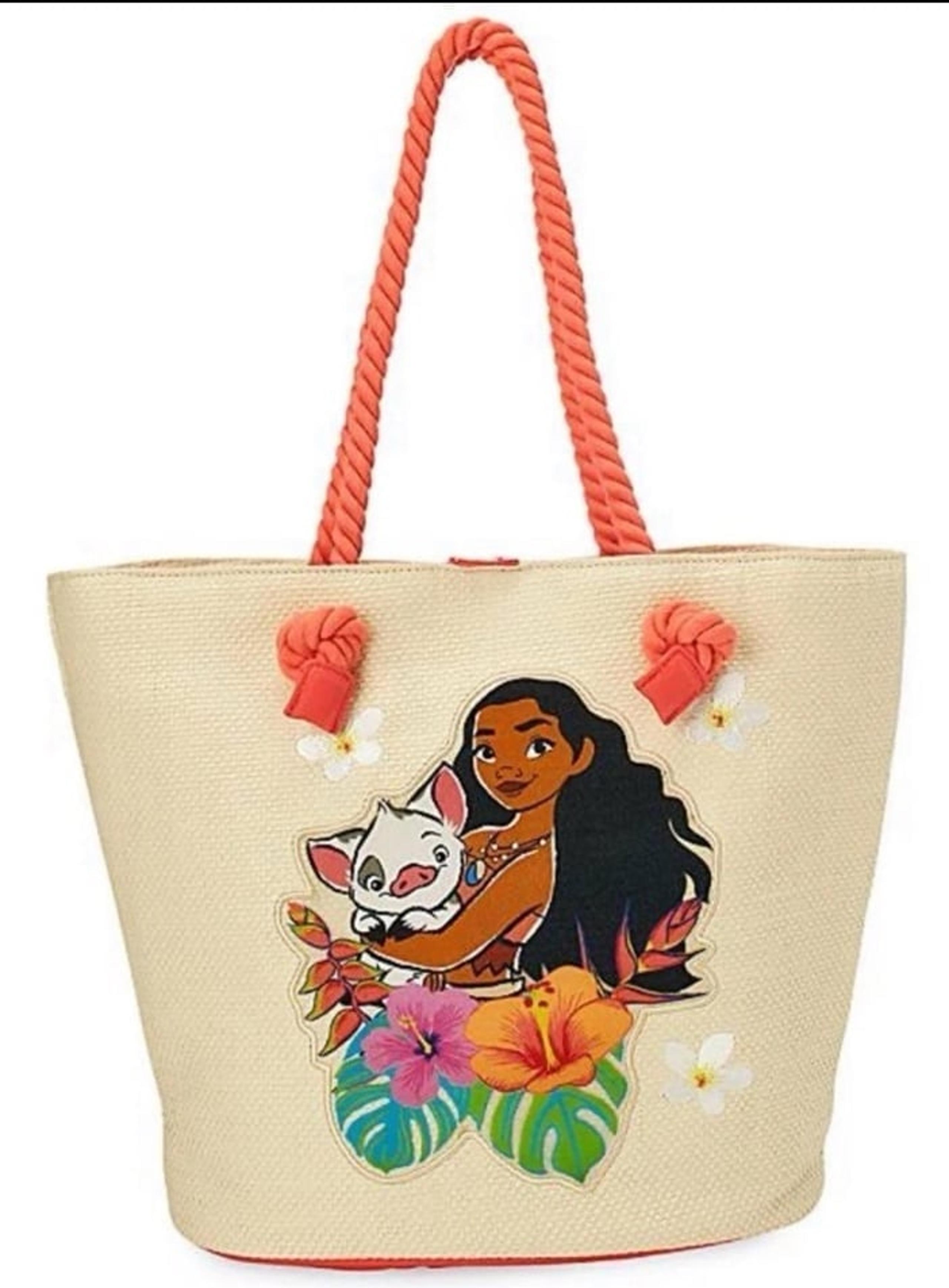 Disney Store Moana & Pua Kids Girls Swim Bag Pool Beach New
