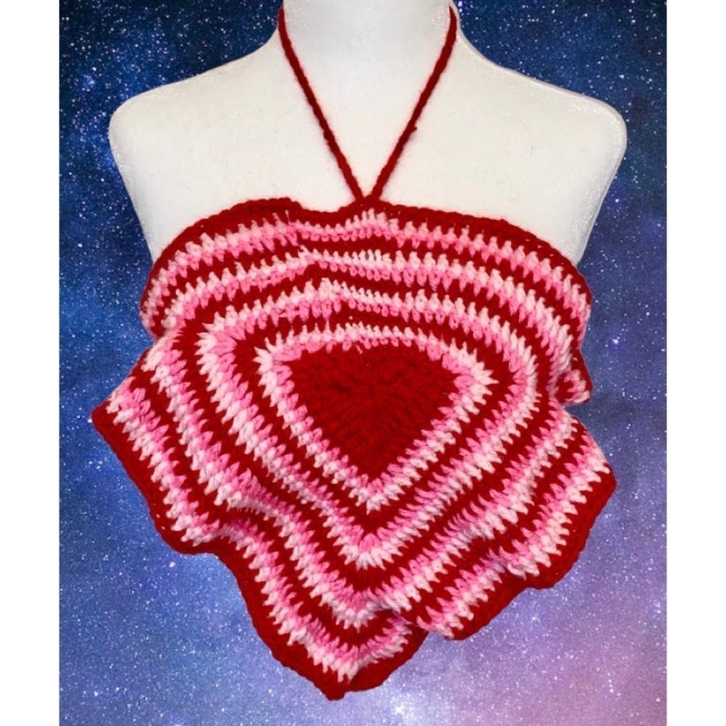 ✨New Handmade Crochet Valentine's Day Halter Top