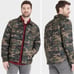 Men's quilted army jacket camouflage xl puffer goodfellow