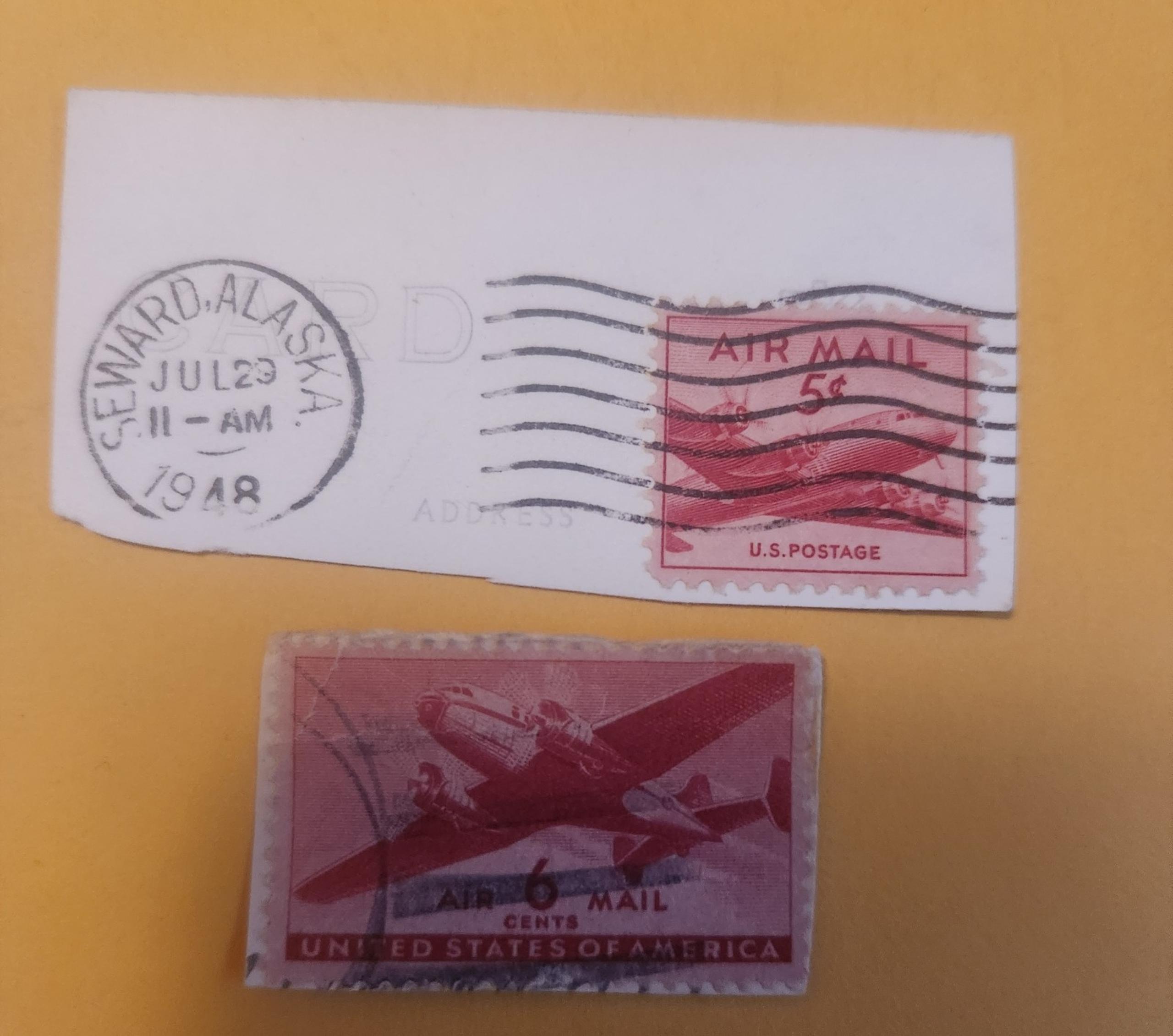Vintage postage stamps