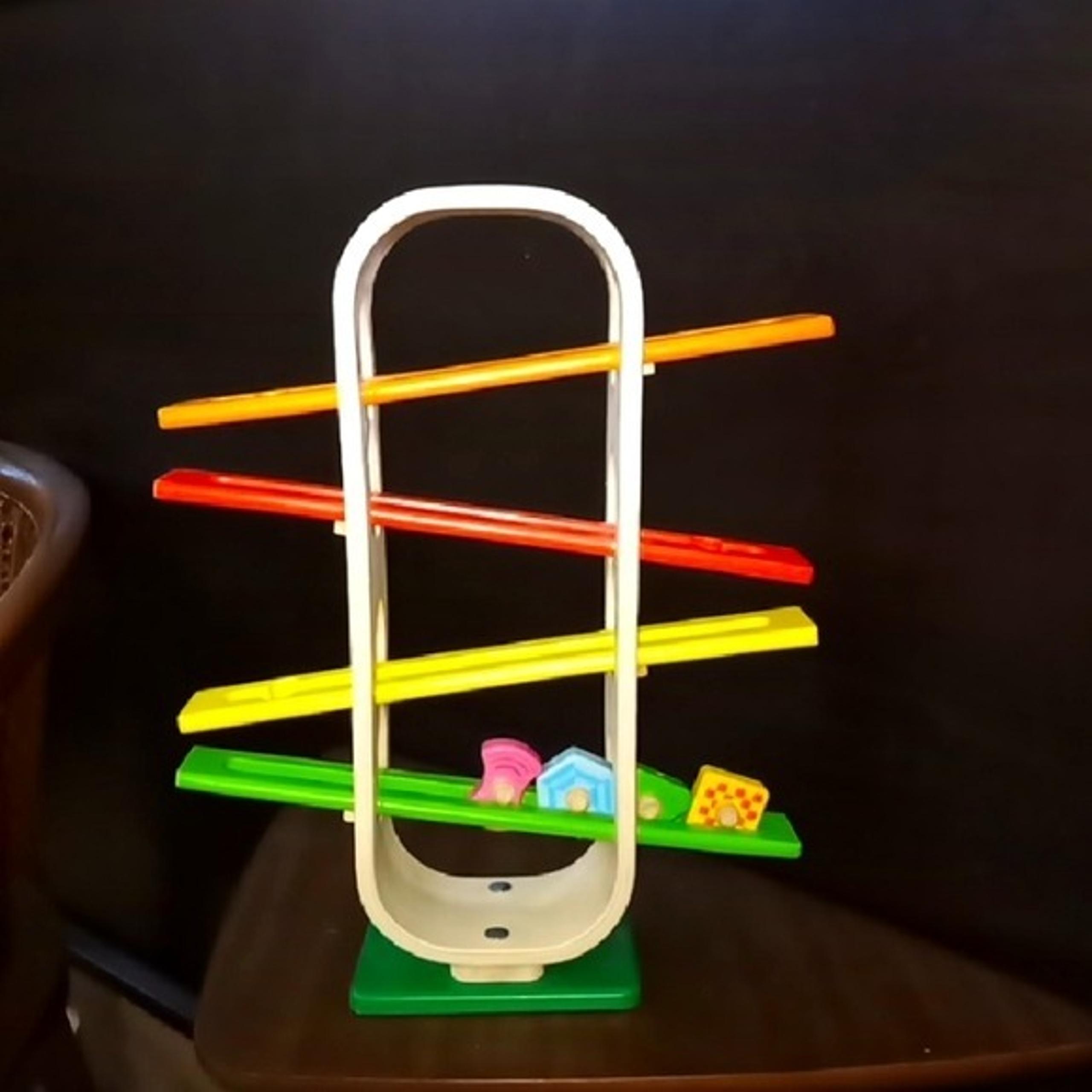 Wonderworld Wood Toy Rolling Rainbow Toddler Developmental Learning