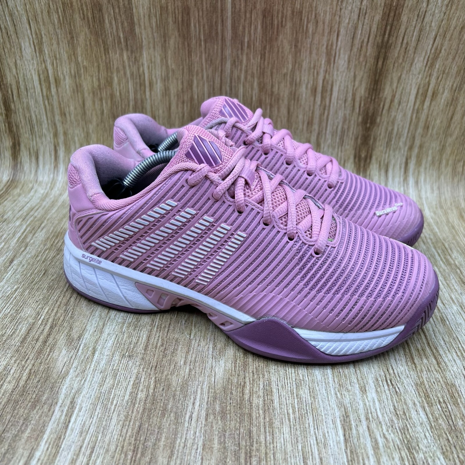 K-Swiss Hypercourt Express 2 Womens Size 8 Pink Shoes Pickleball Tennis Sneaker
