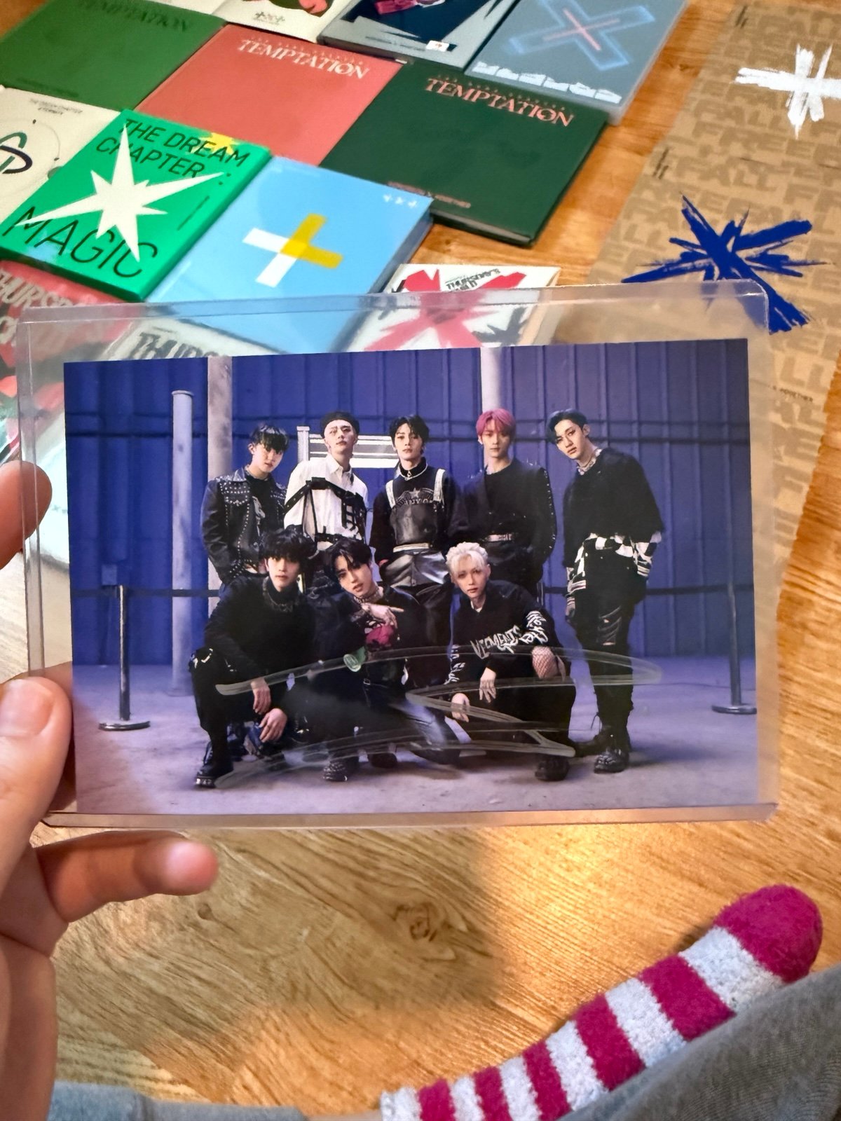 Han signed postcard