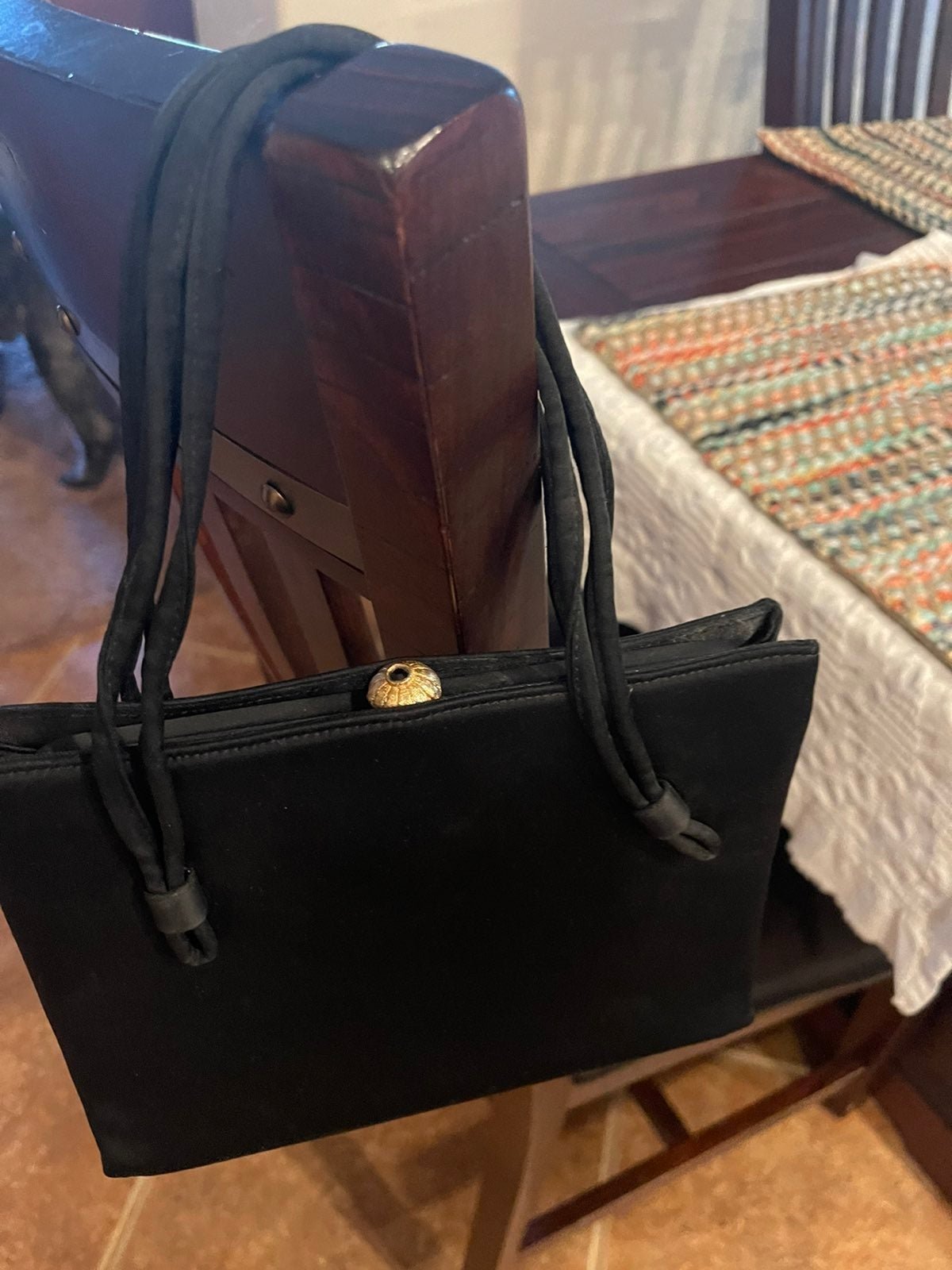 Vintage! After Five Black Cocktail Bag