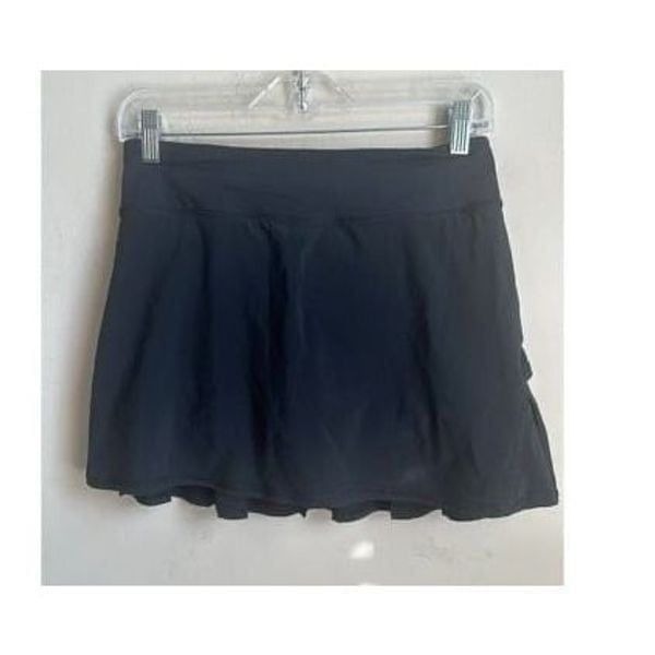 Lululemon Pace Setter Black Athletic Skort 4 Tall
