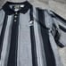 Vintage Oversized Disney Embroidered Polo Shirt Short Sleeve Polo Shirt Stripe