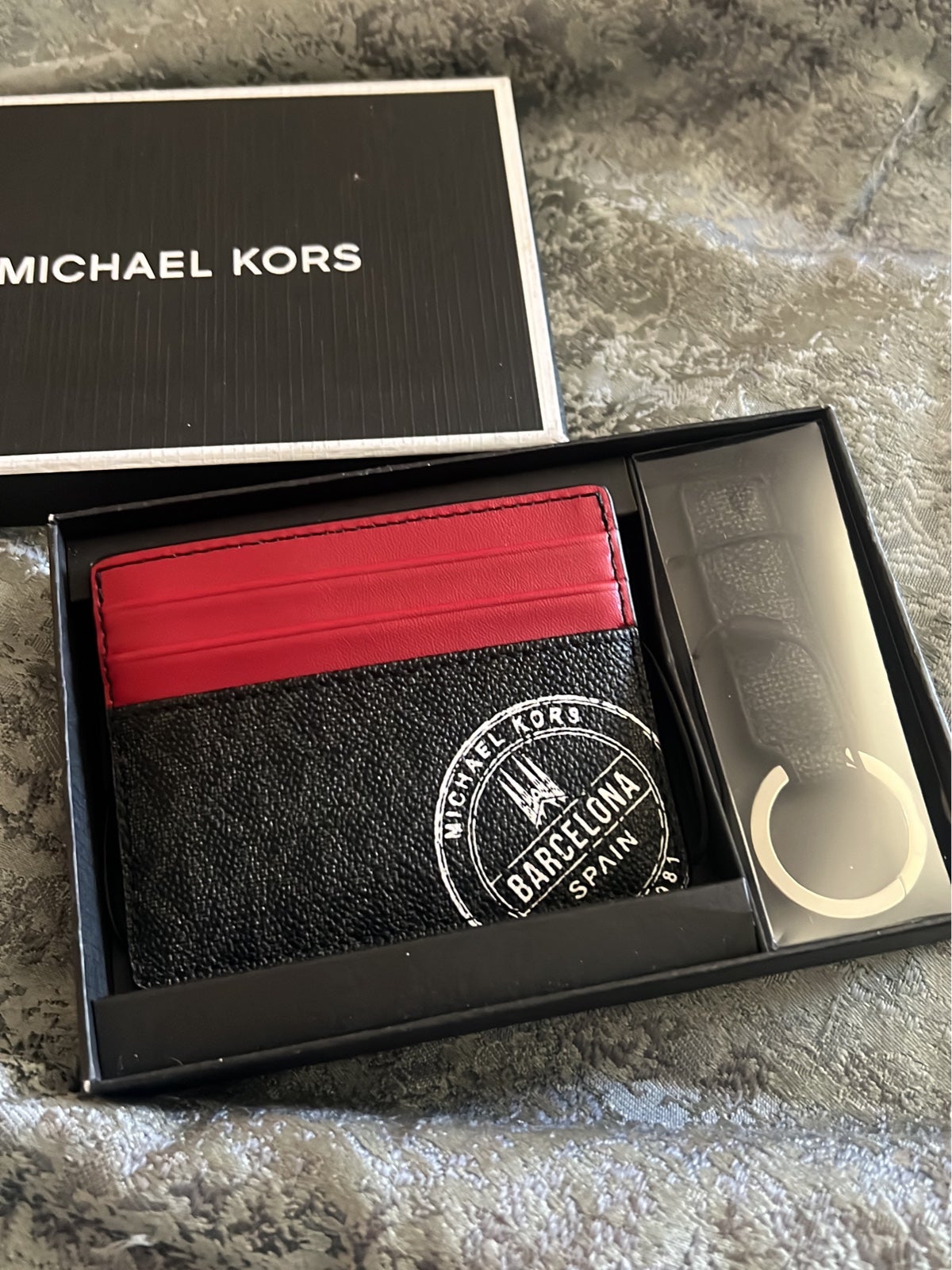Limited, edition, men’s Michael Kors, wallet, clip, and keychain