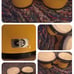 Kaman Wooden Instrument CB Latin percussion bongos Double hand drum Vintage Musi