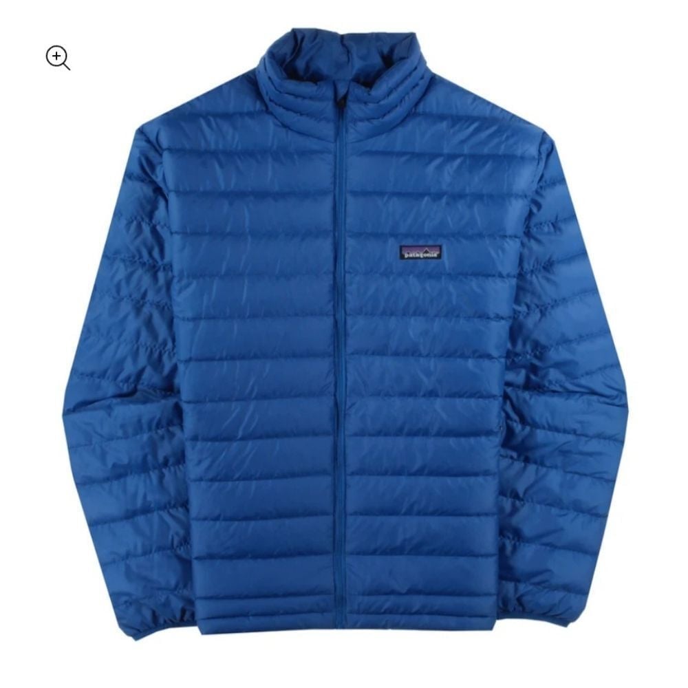 Patagonia Down Sweater Puffer Jacket Blue Mens Size Medium
