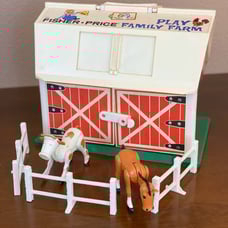 VINTAGE FISHER PRICE 1967 PLAY FAMILY FA