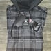 NWT Las Vegas Raiders Wild Collective Men Flannel Plaid Hoodie Large 150 Retail