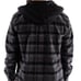 NWT Las Vegas Raiders Wild Collective Men Flannel Plaid Hoodie Large 150 Retail