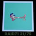 Raid71 Ren & Stimpy 10 x 10 Art Print Limited Edition 21/75 BNG Mystery Tubes