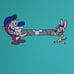 Raid71 Ren & Stimpy 10 x 10 Art Print Limited Edition 21/75 BNG Mystery Tubes