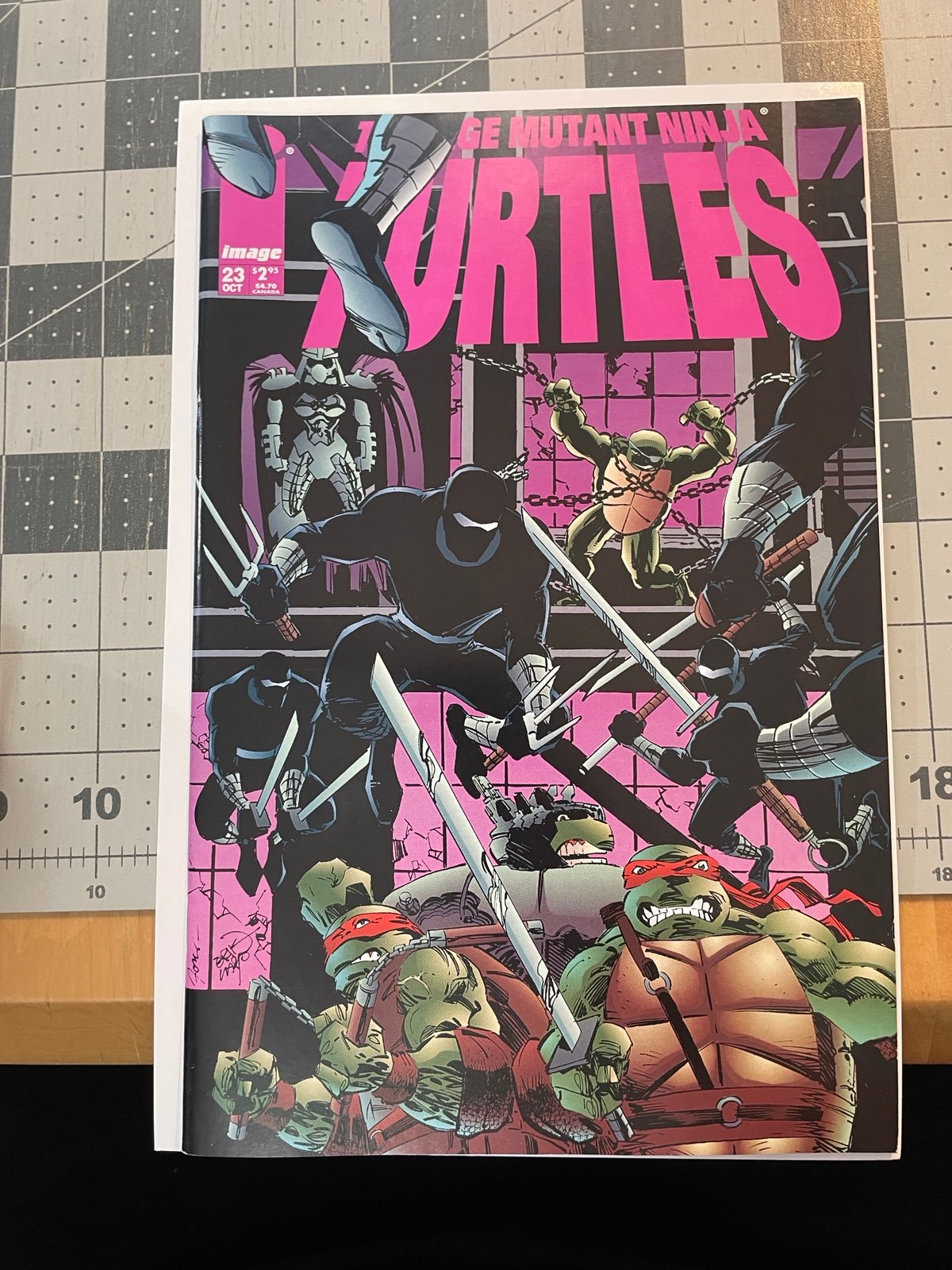 Teenage Mutant Ninja Turtles 23 Image. Last issue scarce