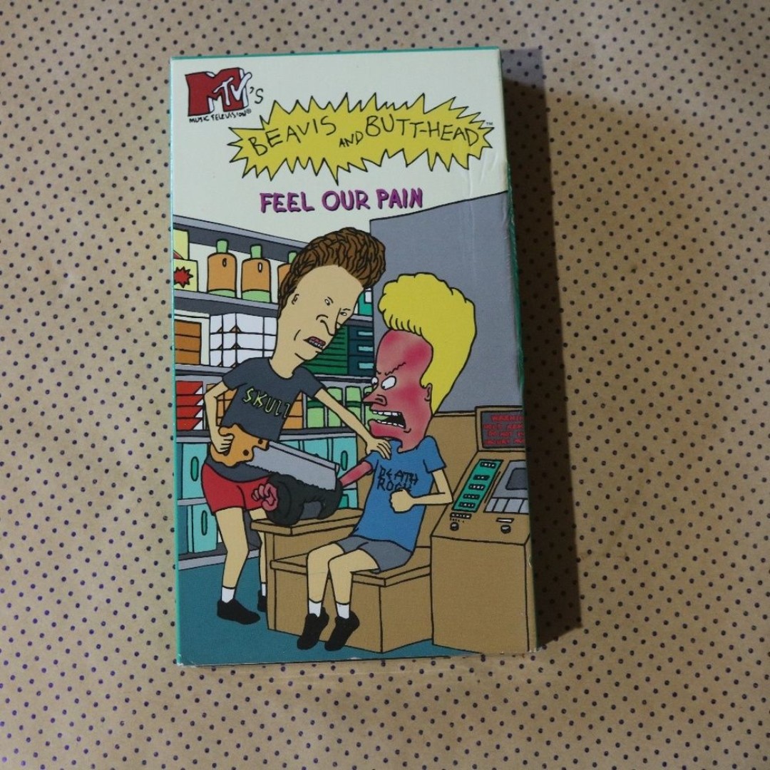 Beavis and ButtHead Feel Our Pain VHS