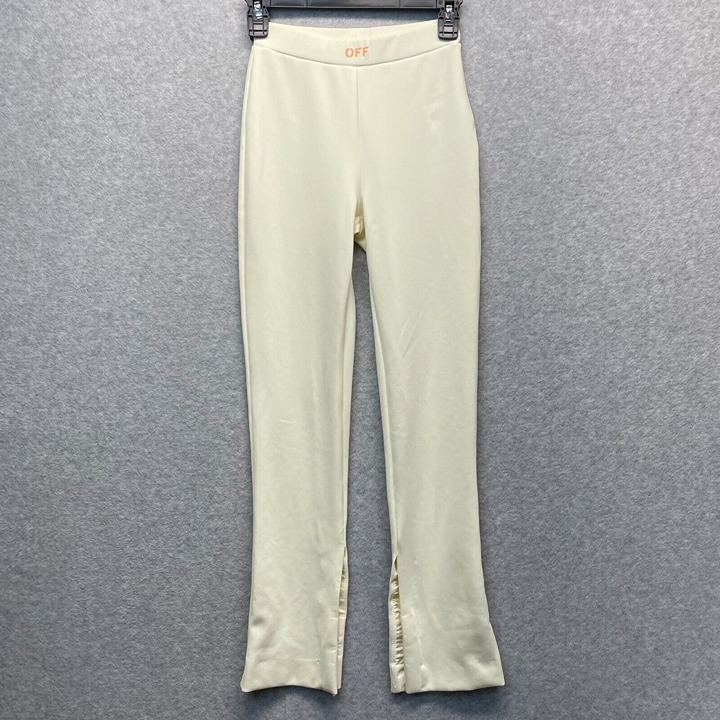 Off-White c/o Virgil Abloh Sleek Split Leggings Pants Womens 36 (US XXS)