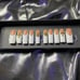 CUSTOM Acrylic Press on Nails ,CROCODILE design FRENCH TIP 10p FULL SET W Kit