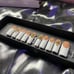 CUSTOM Acrylic Press on Nails ,CROCODILE design FRENCH TIP 10p FULL SET W Kit