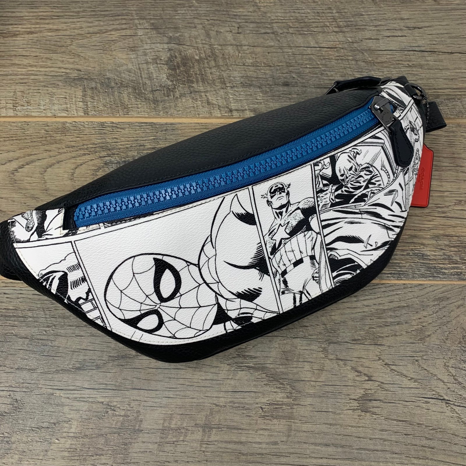 Coach Marvel SpiderMan Warren Belt Bag | Comic Book Print