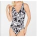 Lauren Ralph Lauren GRAPHIC PAISLEY Tummy-Control One-Piece Swimsuit, US 10