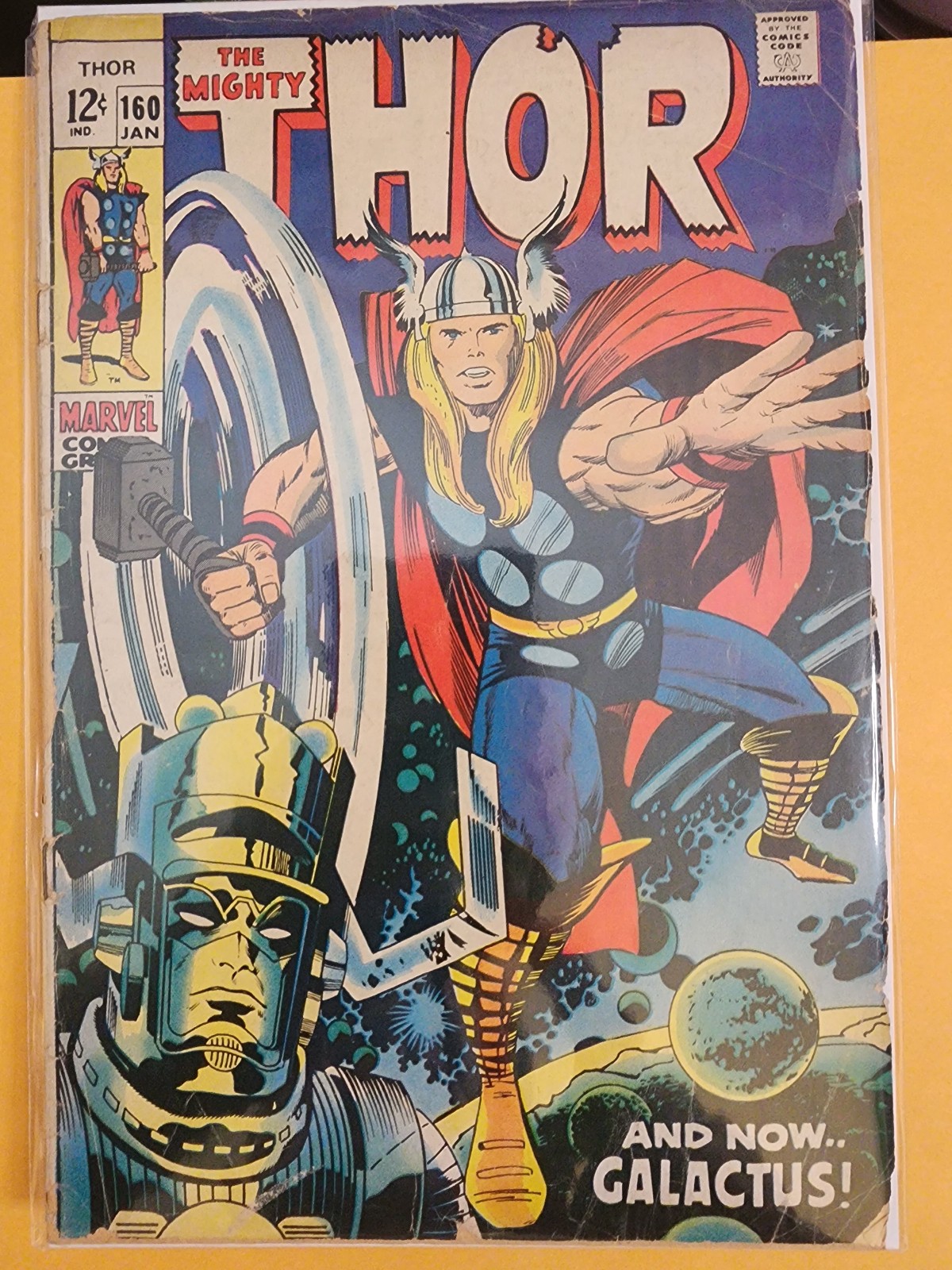 The Mighty Thor #160 - Galactus - Stan Lee - Jack Kirby 1969
