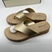 St. John's Bay Salden Women's Sandals Gold Color Flip flops Size 9M