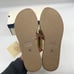 St. John's Bay Salden Women's Sandals Gold Color Flip flops Size 9M