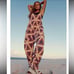 NWT RARE FREE PEOPLE Movement Printed Hot Shot Onesie in Desert Daze Sz M