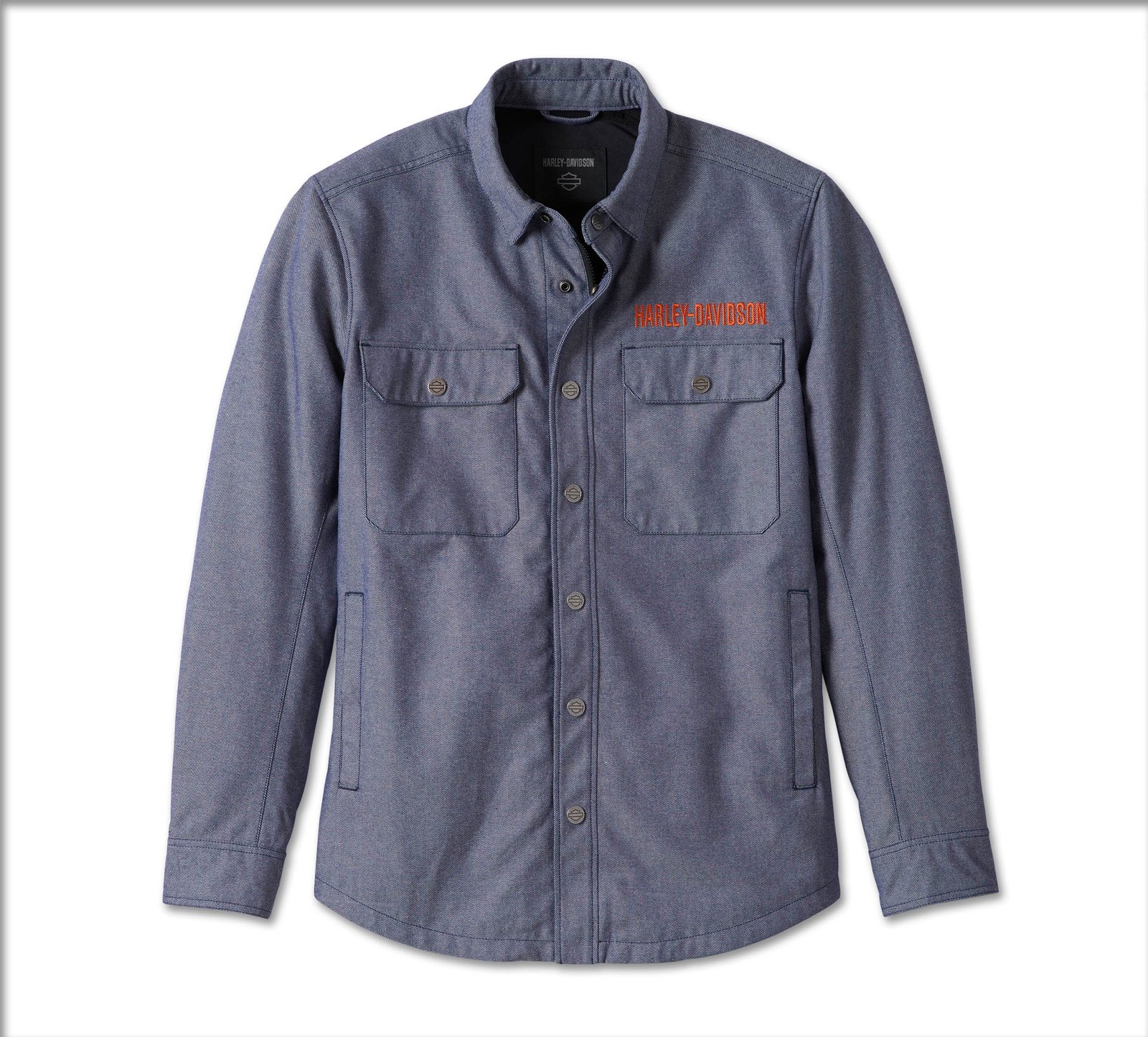 Harley Davidson Men's Operative Riding Shirt Jacket - Peacoat 98101-23EM Size XL