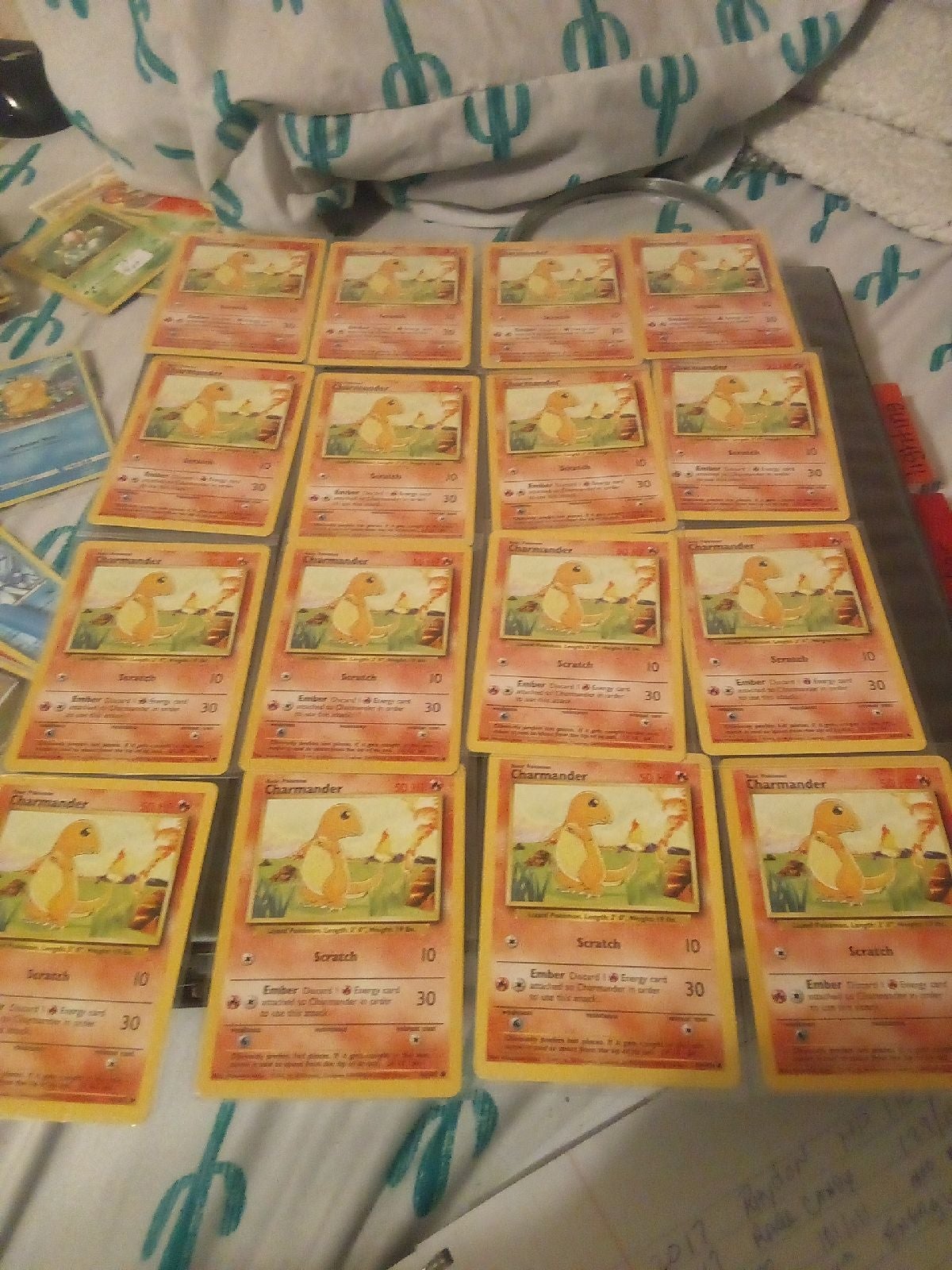 Pokemon LOT OF 16 CHARMANDER