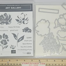 Stampin Up - Art Gallery with Floral Gallery Dies