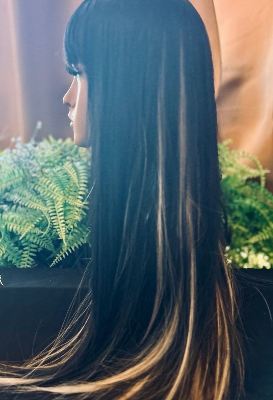 Black and Blonde soft 26” Layered Wig # 10100