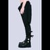KILLER DESIGN LONG X ORPHANAGE BLACK CLIP PANTS UNISEX