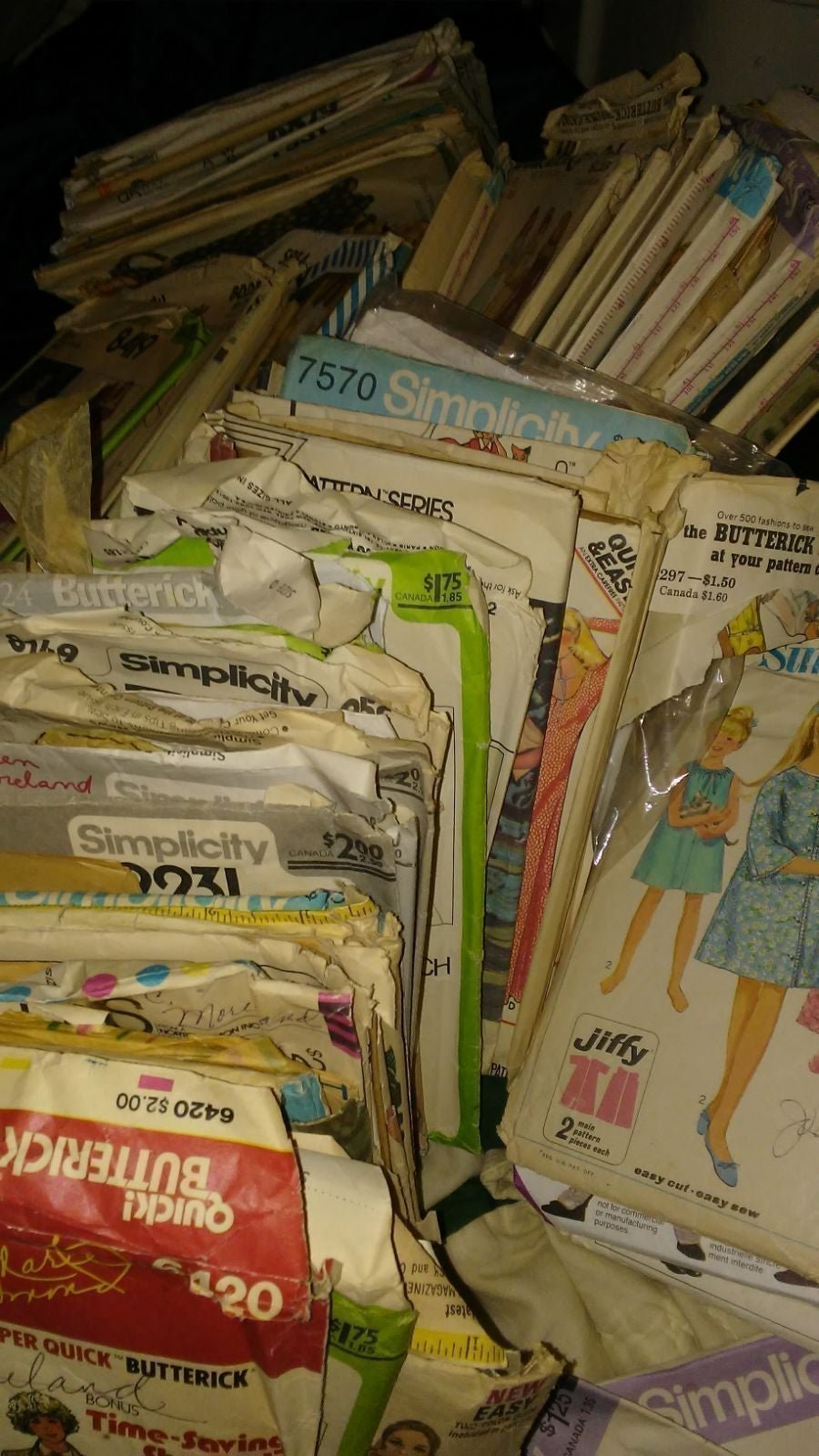X Vintage 55 sets clothes patterns 60s 1970s 80s