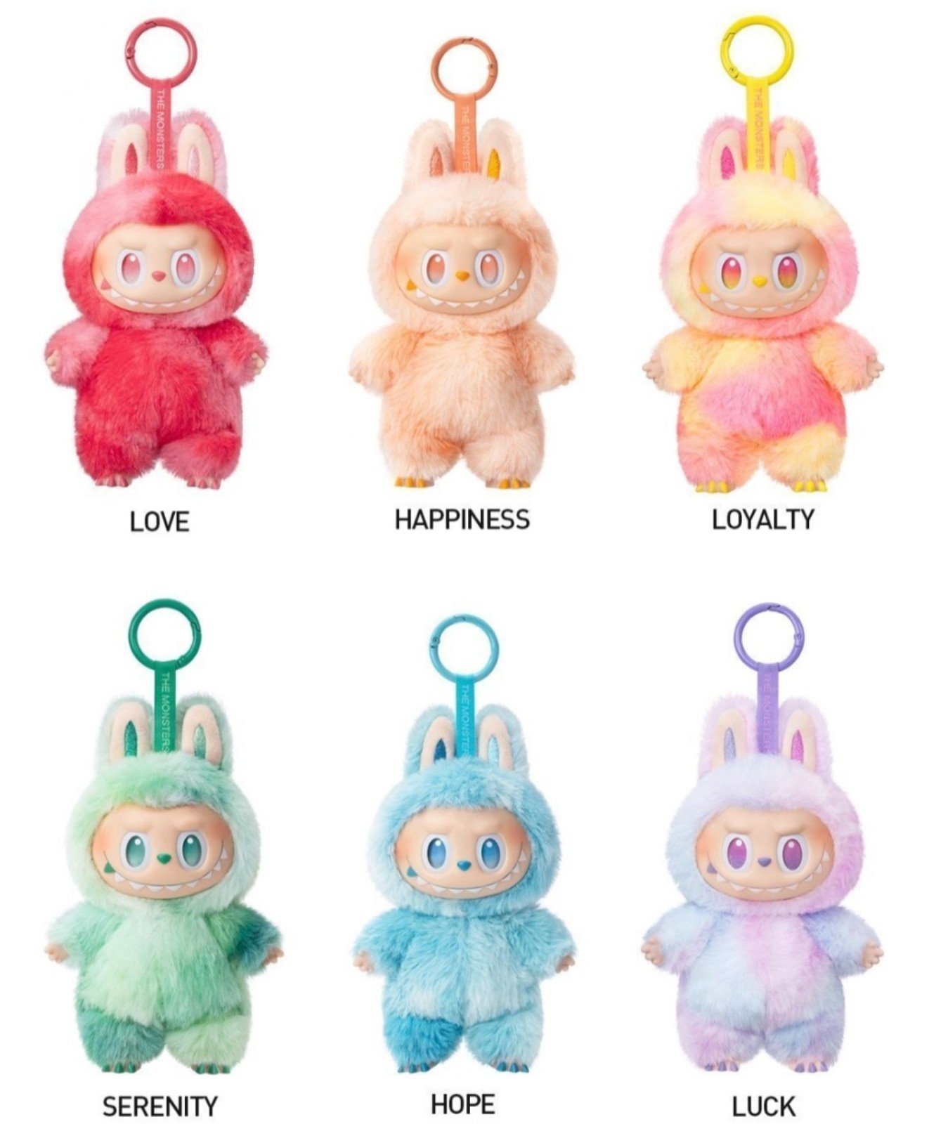 THE MONSTERS Big into Energy Series-Vinyl Plush Pendant