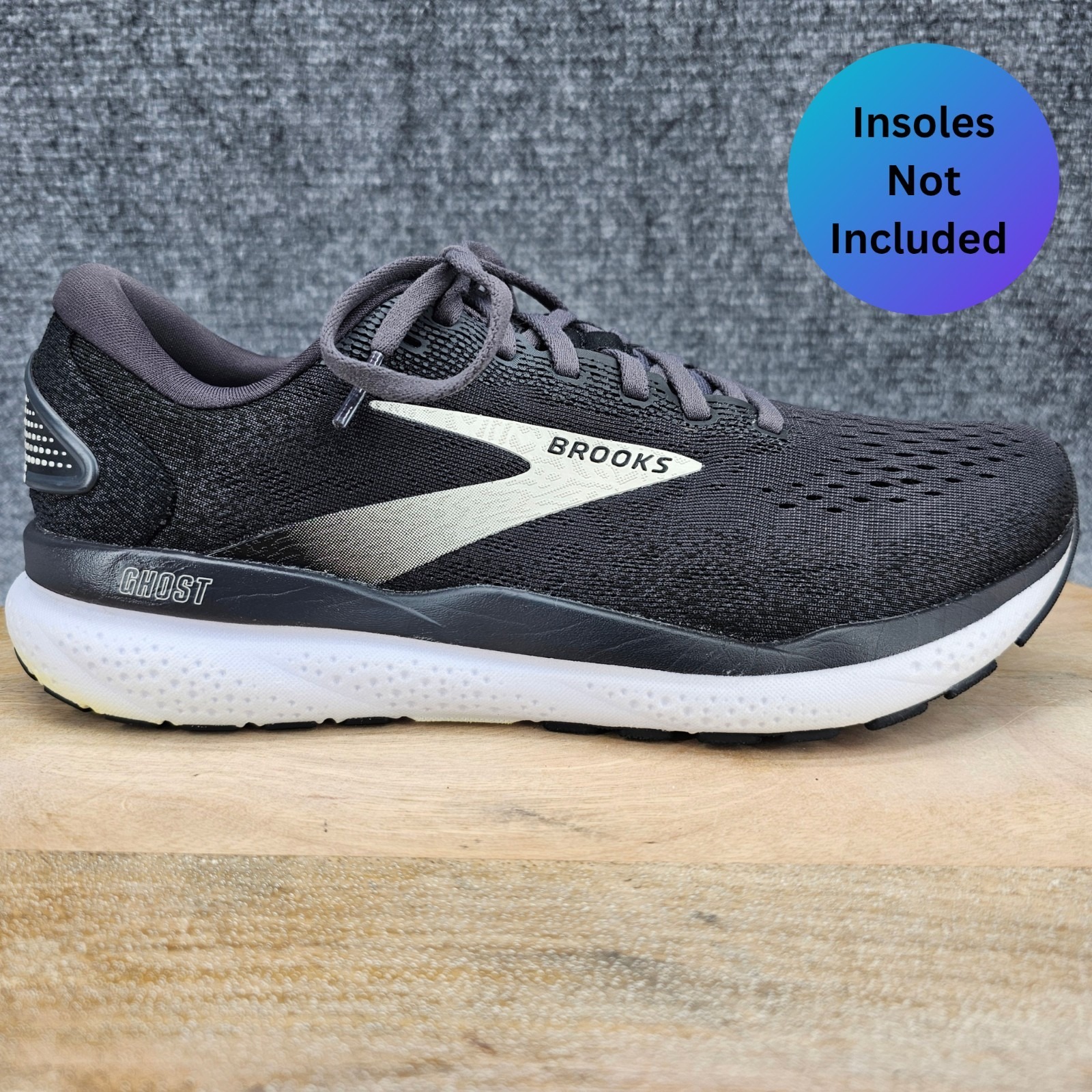 Brooks Ghost 16 Womens Size 9.5 Gray Athletic Running Shoes 1204071B090