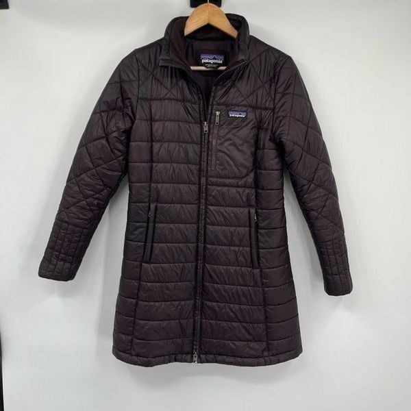 Patagonia Jacket Dark Brown Radalie Insulated Parka Womens Size Small