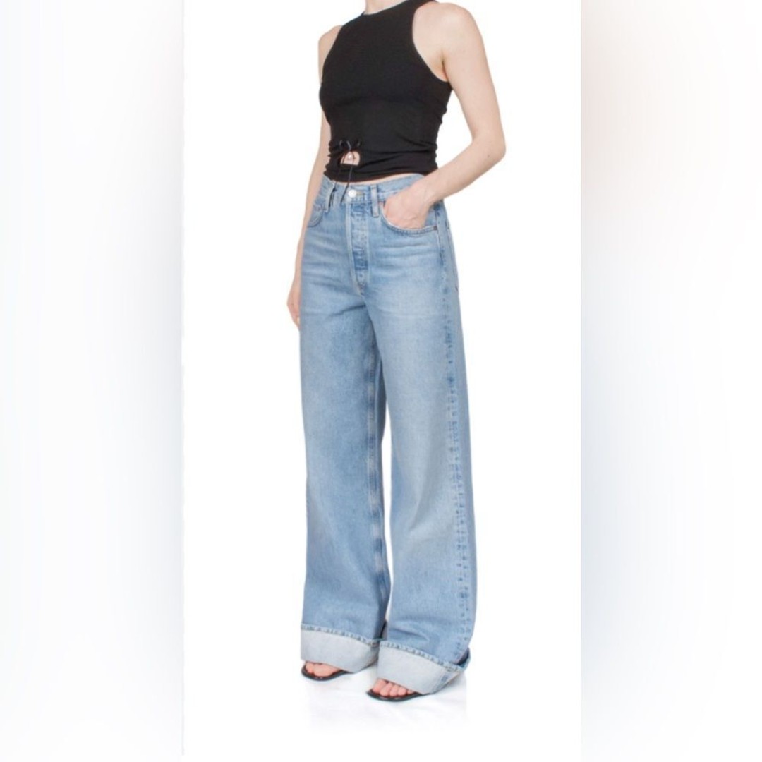 Agolde Dame Wide Leg Jeans