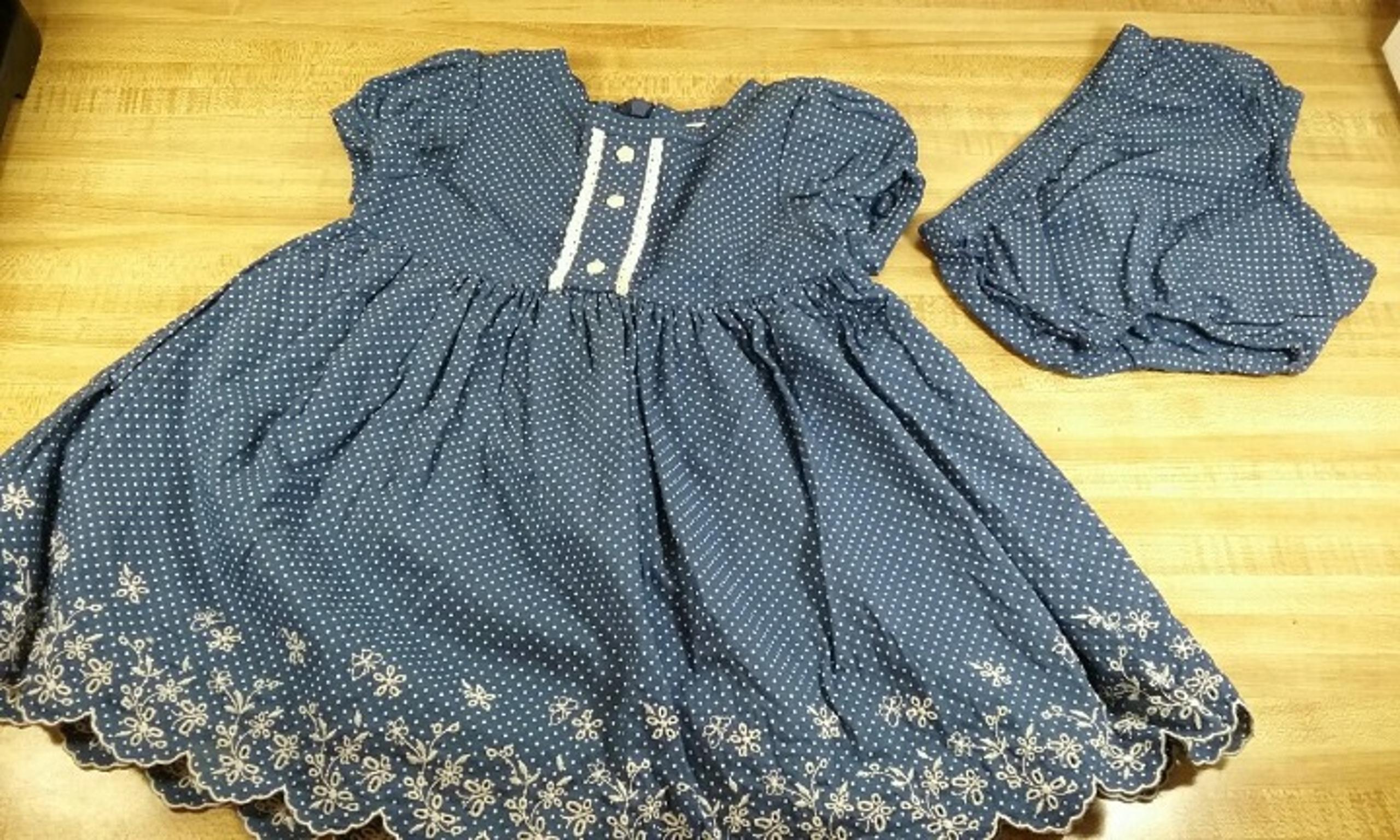 Baby Gap 6-12 M Dress W/Diaper Cover