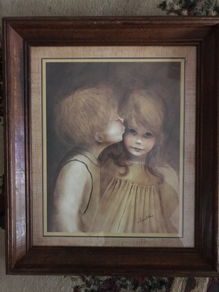 Vintage framed print