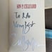 SON CELLULOID SIGNED CLIVE BARKER