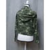 Monrow Women’s Urban Zip Up Cropped Hoodie in Light Olive, S