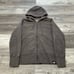 American Giant Gray Womens L Zip Up Blank Heavyweight Reinforced Hoodie USA