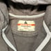 American Giant Gray Womens L Zip Up Blank Heavyweight Reinforced Hoodie USA