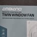 Twin Window Fan Remote Controlled