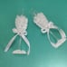 NIB/NWOT Luxurious Wedding Champagne Flutes
